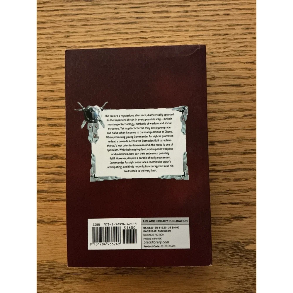 Warhammer 40000 Farsight Crisis of Faith Phil Kelly Black Library Paperback Book